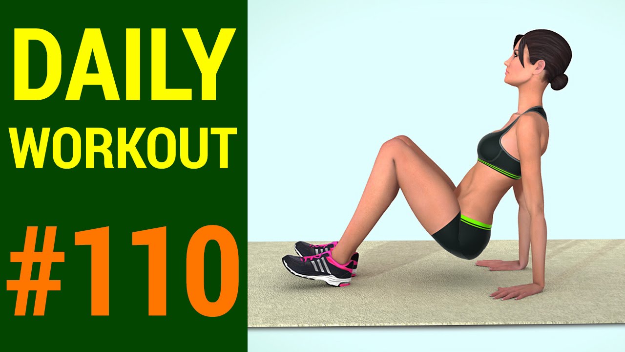 Day 110 - Daily Workout Plan: UPPER BODY ROUTINE (204 Calories)