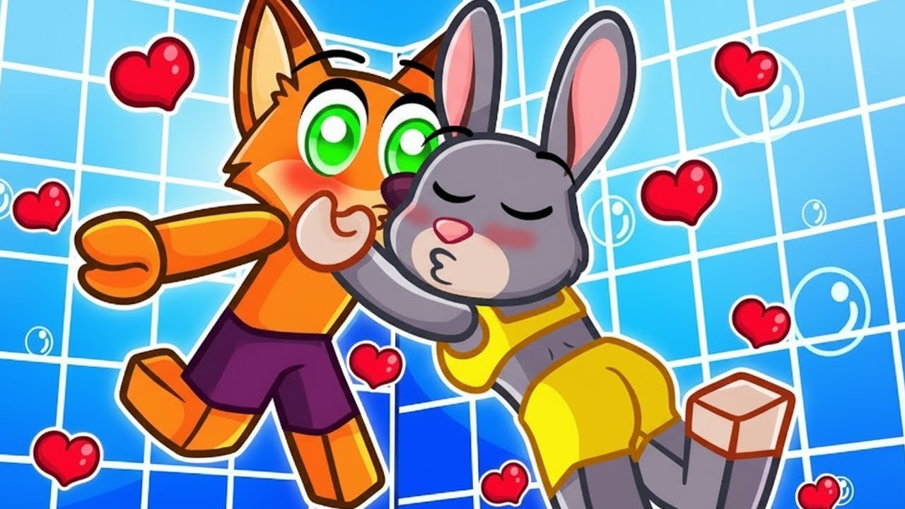 Judy and Nick's Steamy Poolside Kiss in Roblox! 💋🏖️