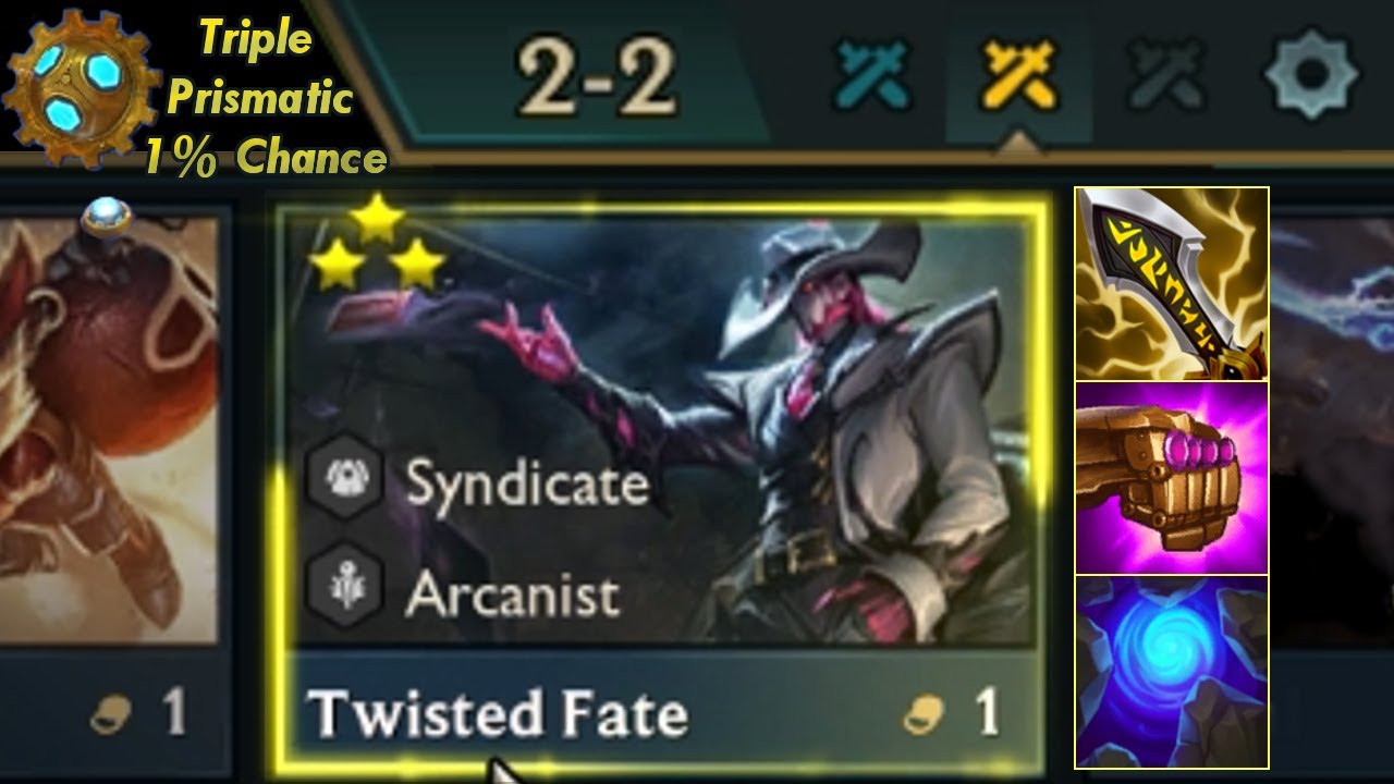 3 Star Twisted Fate at 2-2??
