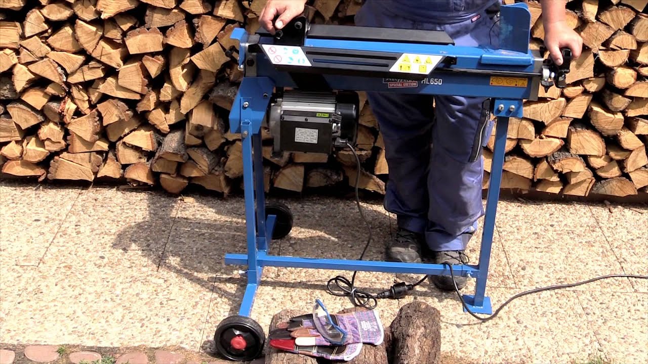 Štípačka Scheppach HL650 a test Českého Kutila