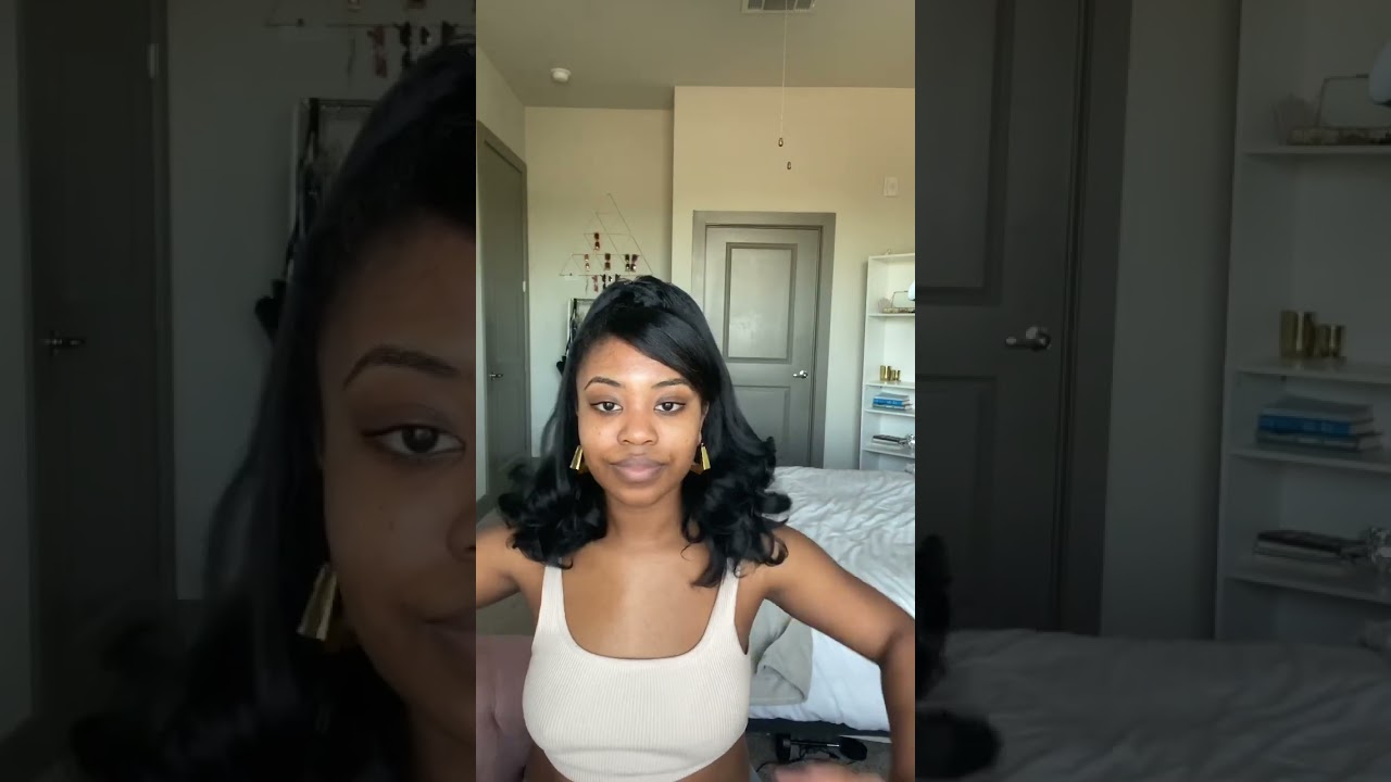 Barbie Ponytail Tutorial using a drawstring pony 👱🏾&zwj;♀️🤎 #naturalhairstyles #trendyhairstyles