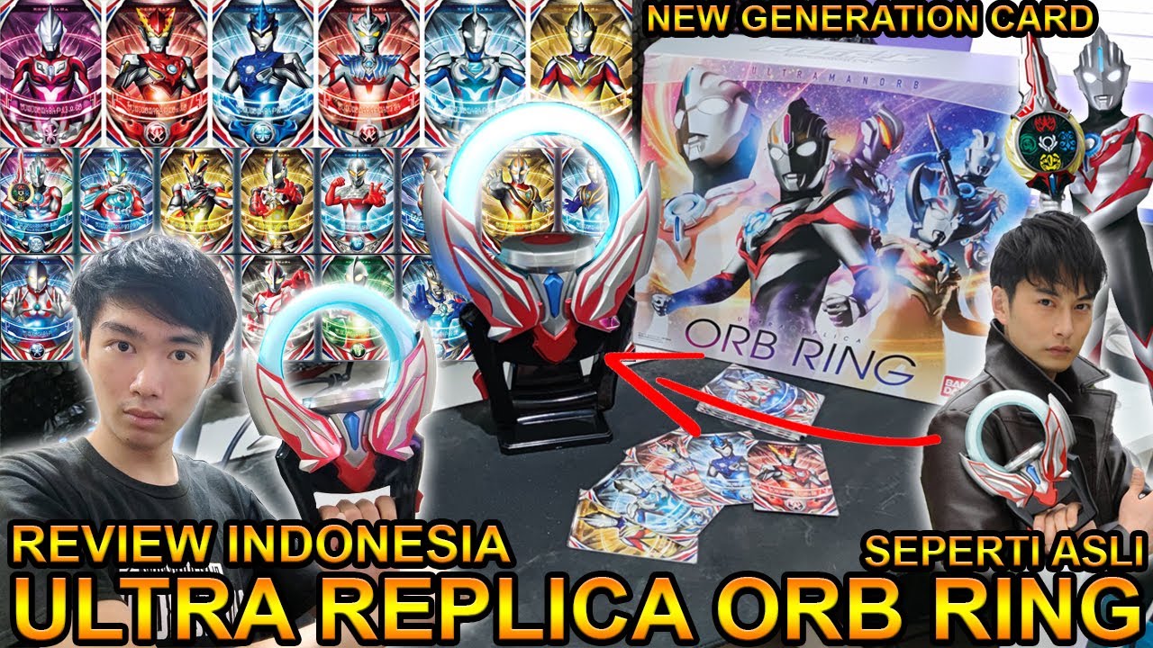 BERUBAH PAKAI ULTRA REPLICA ORB RING ULTRAMAN ORB !!! - REVIEW INDONESIA