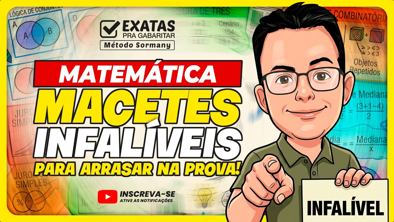 MATEMÁTICA: Macetes Infalíveis para Arrasar na Prova (Gabarite Mais!)