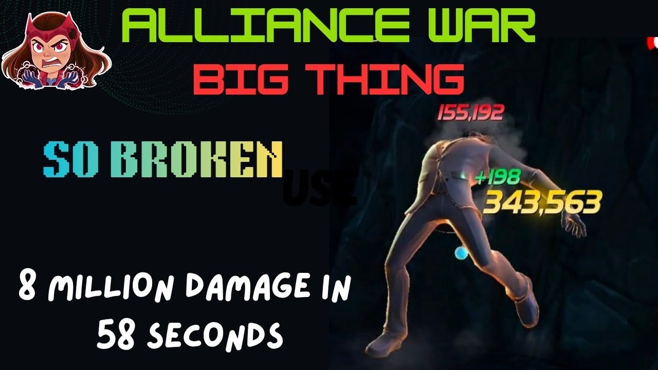 This champion is broken in AW BIG THING - Marvel Contest of Champions 