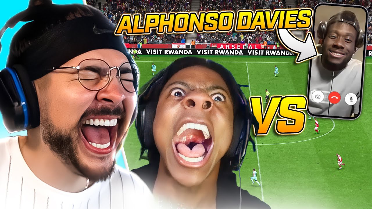 CASTRO REACTS TO iShowSpeed vs Alphonso Davies IN FIFA!