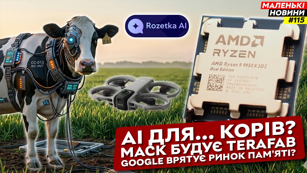 TurboQuant, PS5 дорожчає, Ryzen 9 9950X3D2, новий &laquo;Володар Перснів&raquo; | Маленькі Новини №115
