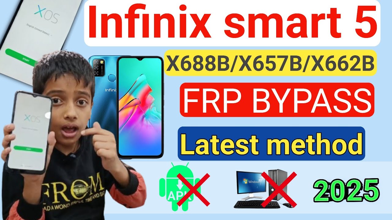 Infinix smart 5 frp bypass new method //Infinix smart 5 frp bypass without pc// Frp infinix 2025