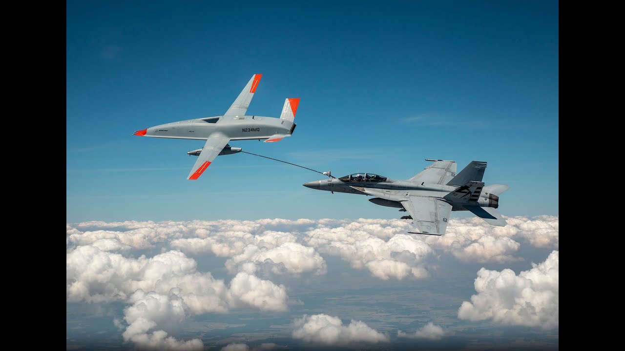 The First Unmanned Aircraft to Refuel Another Aircraft - Navy, Boeing Make History with MQ-25