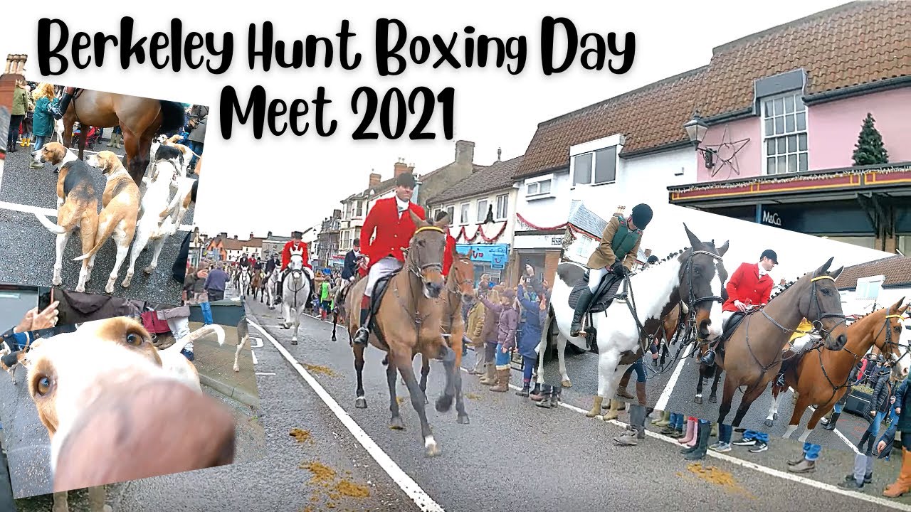 Berkeley Hunt Boxing Day Meet Thornbury High Street 2021 (We Met The Funky Farmer)