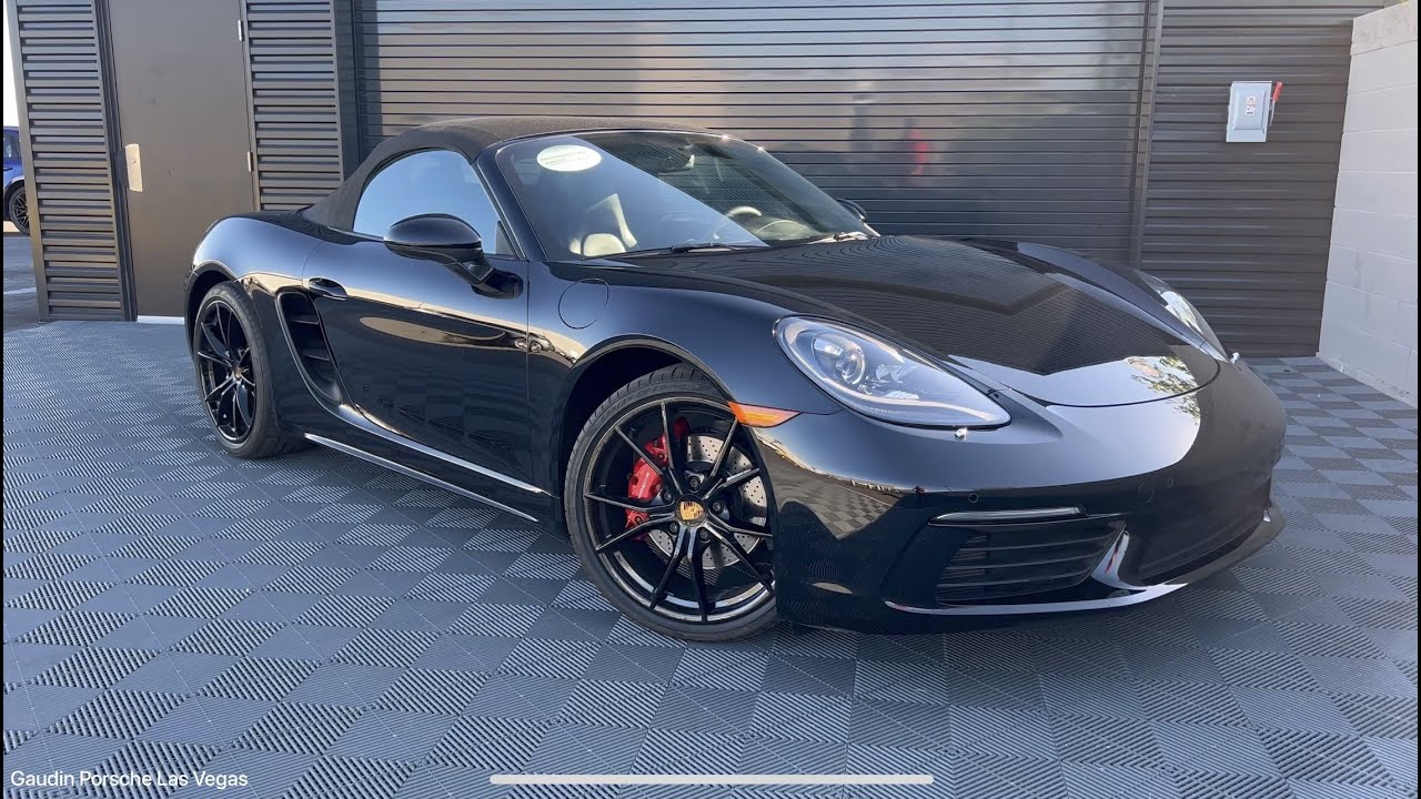 2017 Porsche 718 Boxster S: Black (Walk Around)