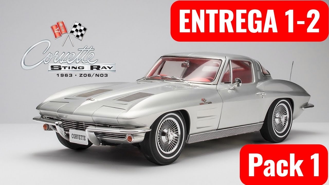 Construyendo un ICONO: Corvette C2 Sting Ray 1/8 (Pack 1) 🏎️ Agora Models Parte 1/2