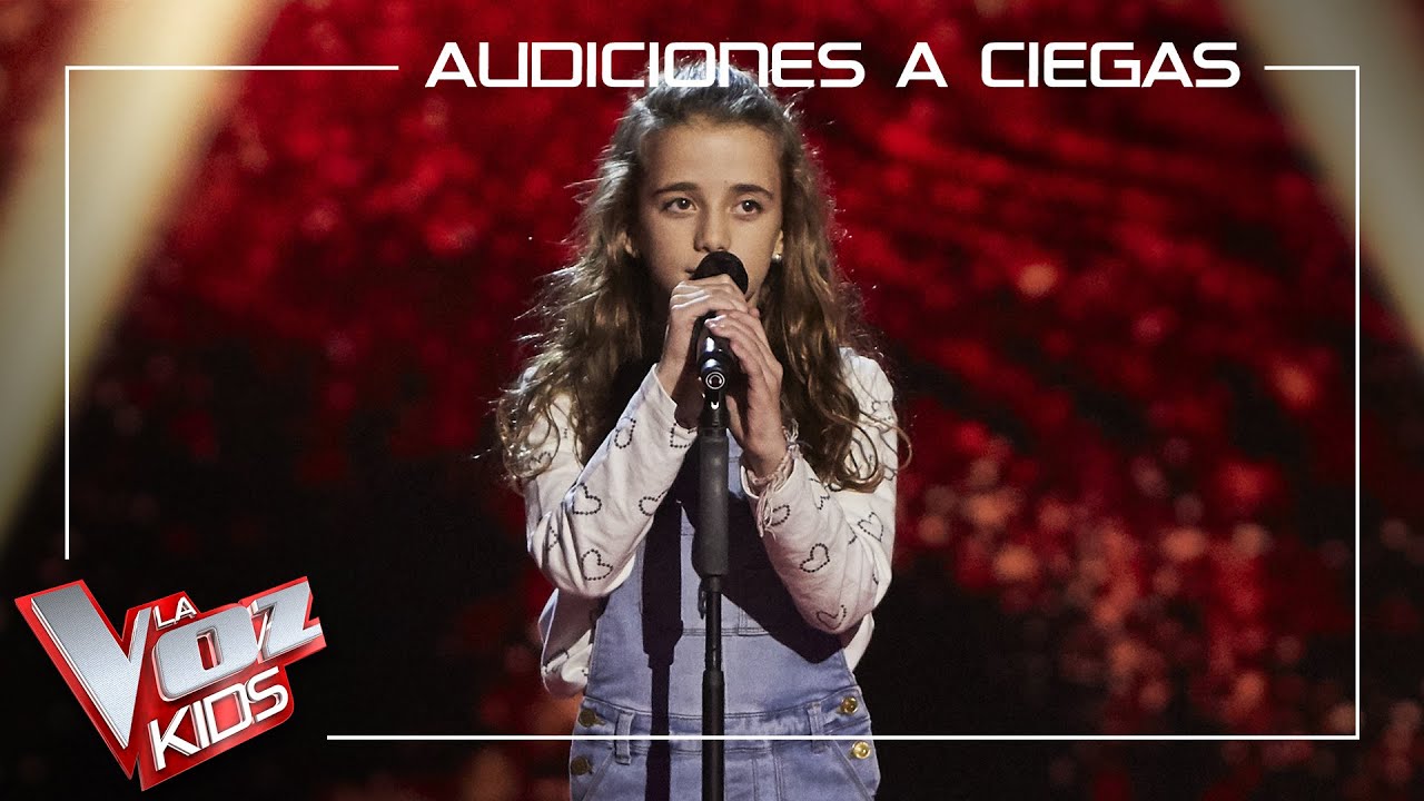 Ainara Manzano canta 'Colores en el viento' | Audiciones a ciegas | La Voz Kids Antena 3 2021