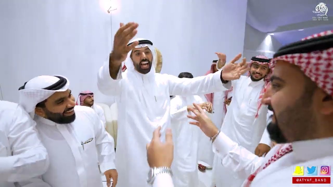 دور سامري لفرقة أطياف العرضة السعودية - قاعة قمرا جدة - للتواصل 0541411313
