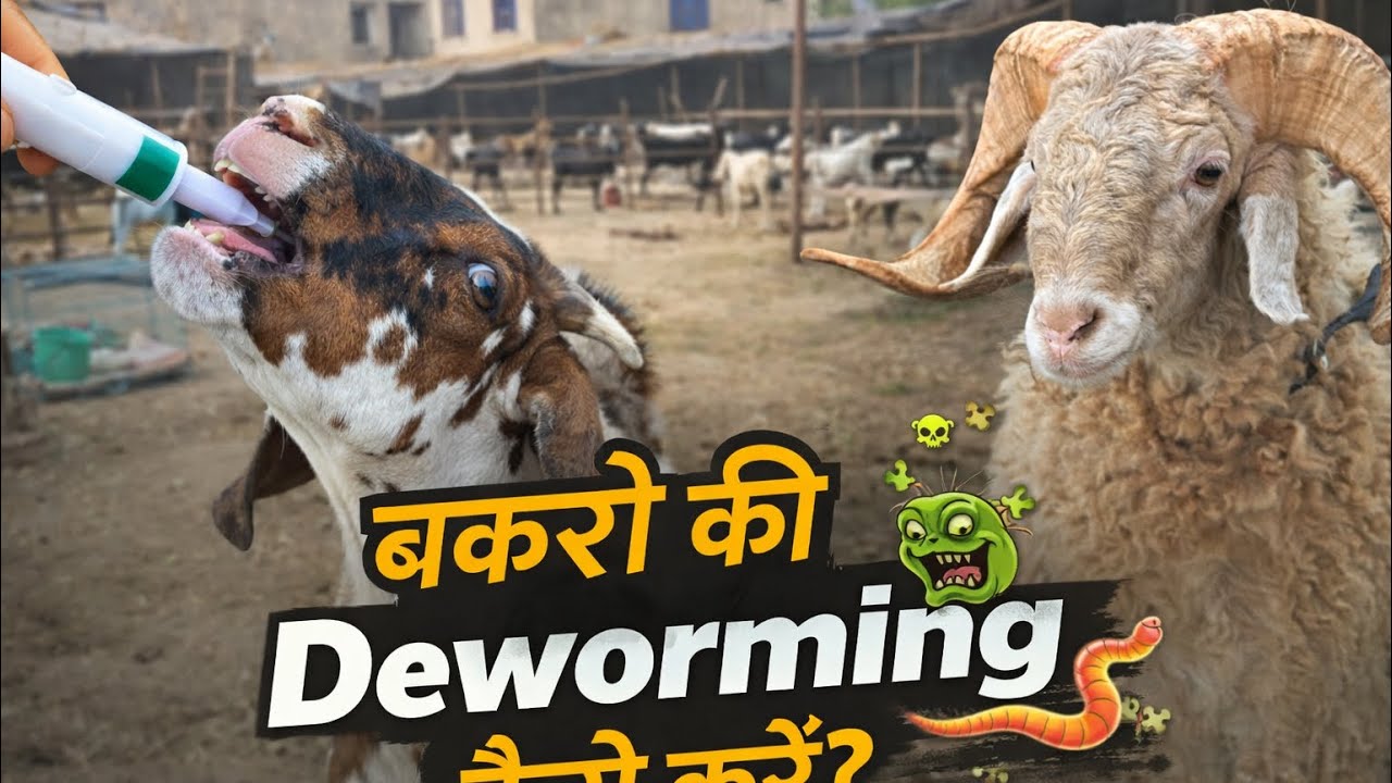 BAKRO KI DEWORMING KAISE KAREIN ||SABRIGOATFARM DAILY VLOG
