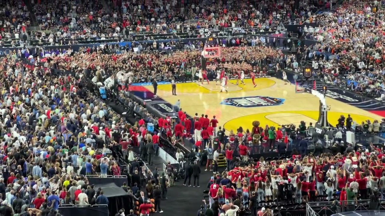 SDSU Buzzer beater and fan reaction