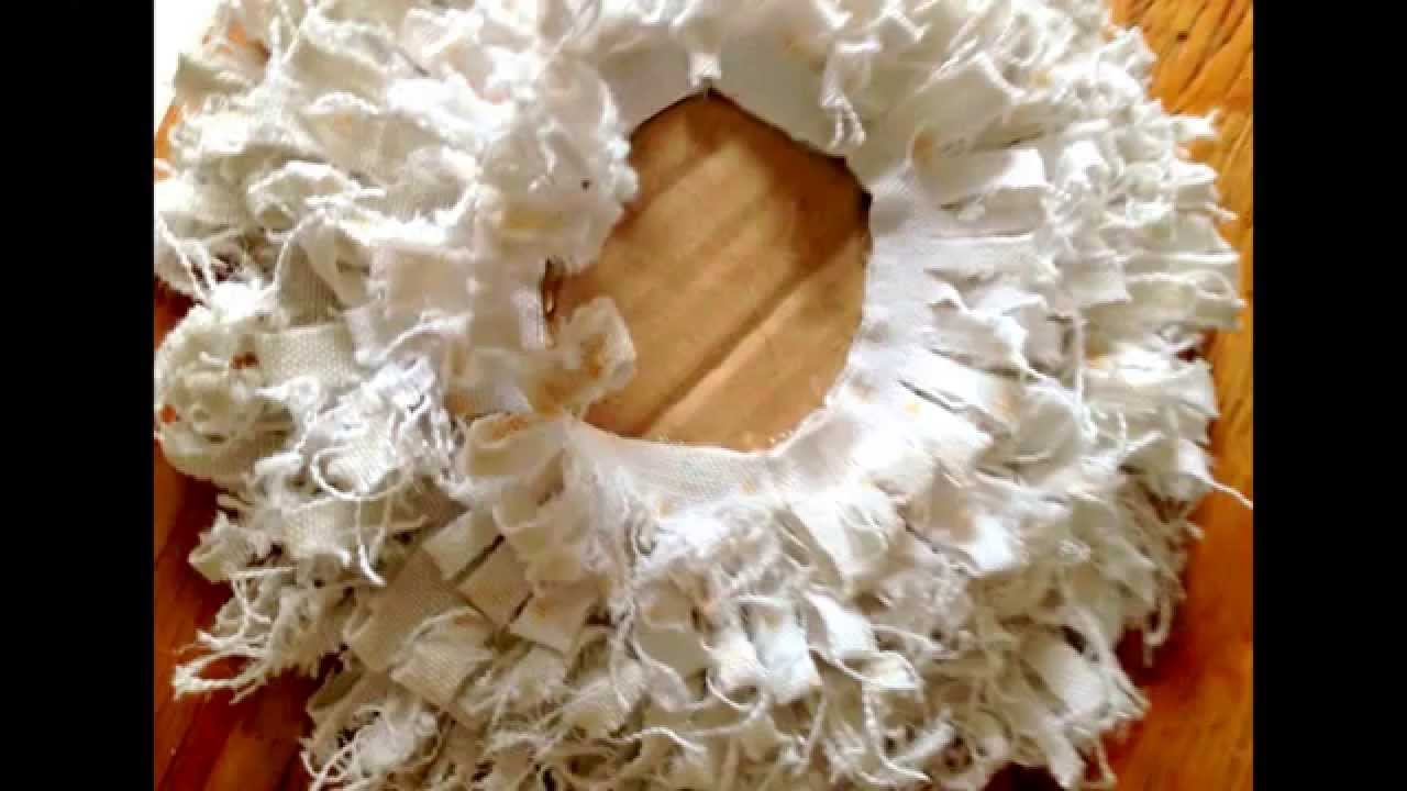 DIY, Aus Leinen Blumen basteln, Fluffy Flowers, Weihnachtsdeko, Shabby Chic