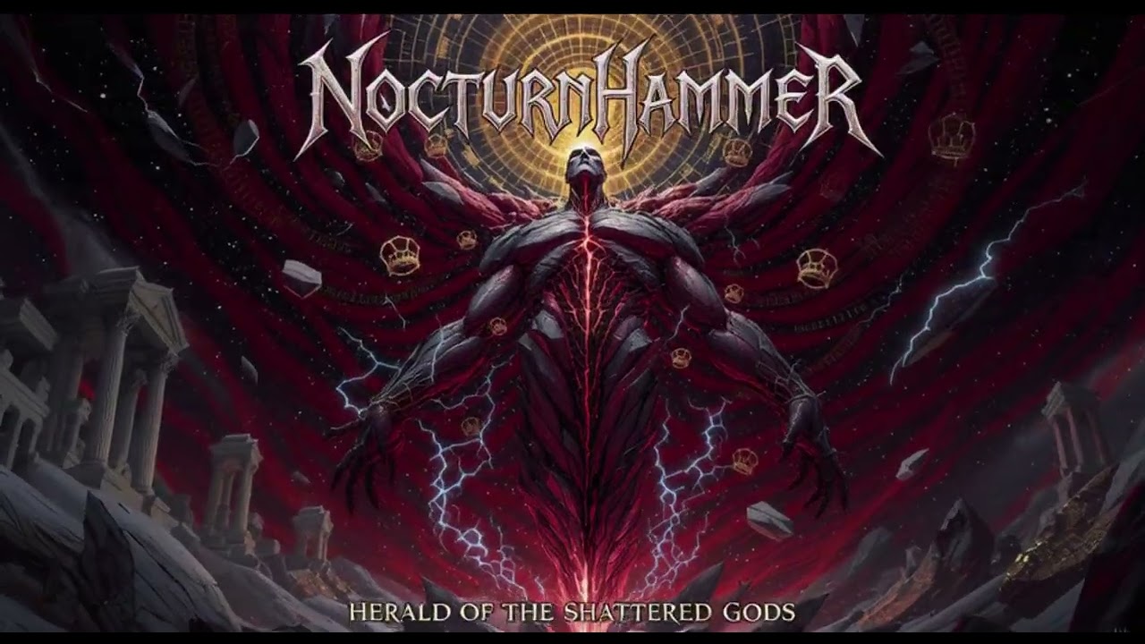 NocturnHammer – Herald of the Shattered Gods | Symphonic Death Metal (Official Lyric Video)