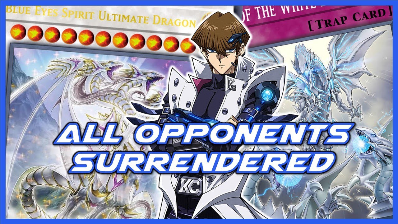 ALL OPPONENTS SURRENDERED! Blue-Eyes 1 Turn: Negation Wall + 3 Boss Dragons