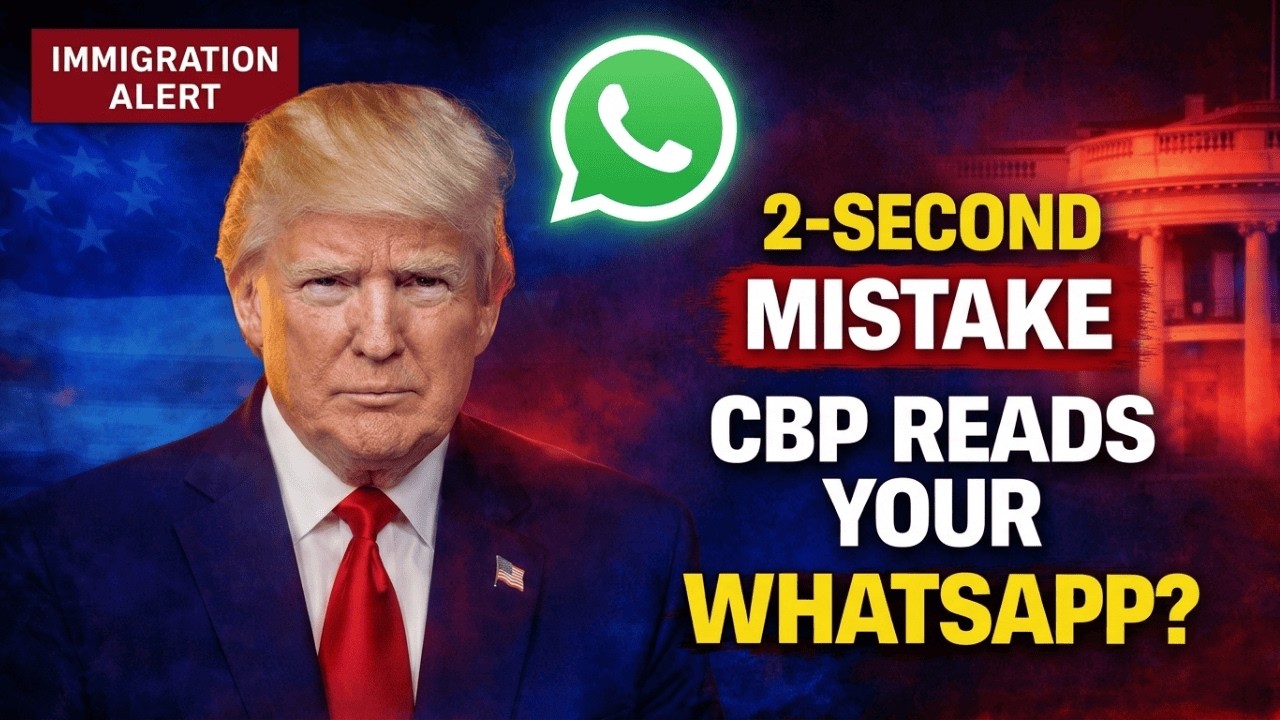 The 3-Second Airport Mistake That Could Let CBP Access Your WhatsApp