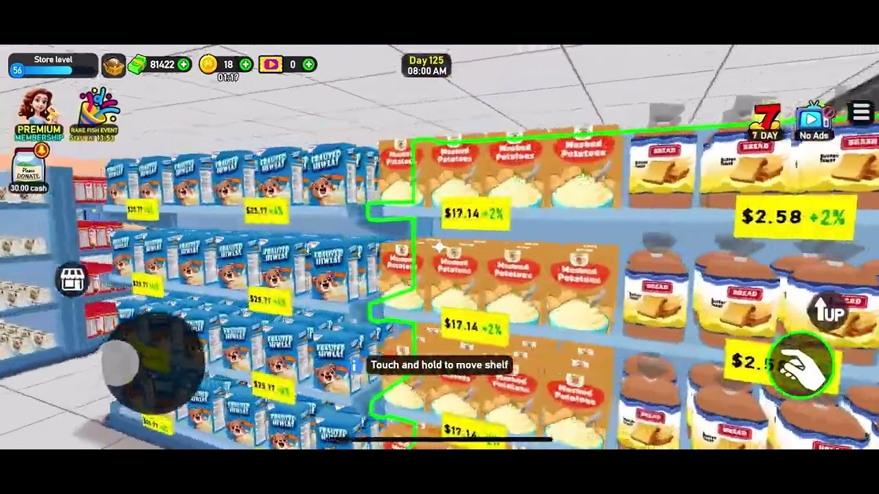 SUPERMARKET TYCOON 3D | MY HOUSE AND STORE IN 125 DAYS