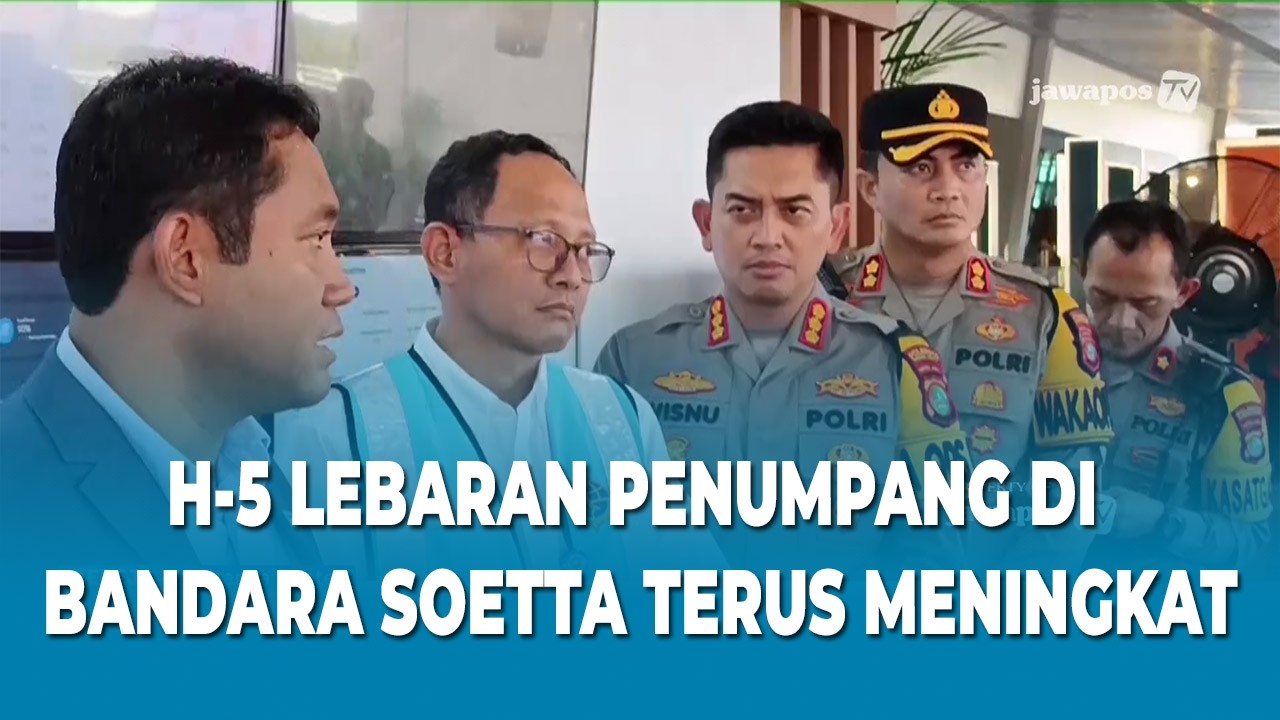 H-5 LEBARAN PENUMPANG DI BANDARA SOETTA TERUS MENINGKAT