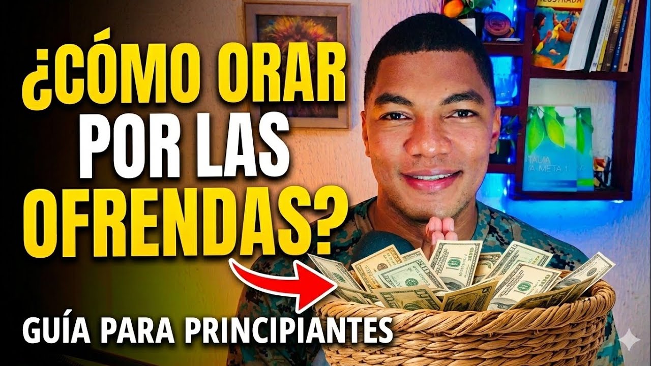 Cómo orar por las ofrendas por primera vez en el culto_(Elias Ayovi el Siervo aprende conmigo.