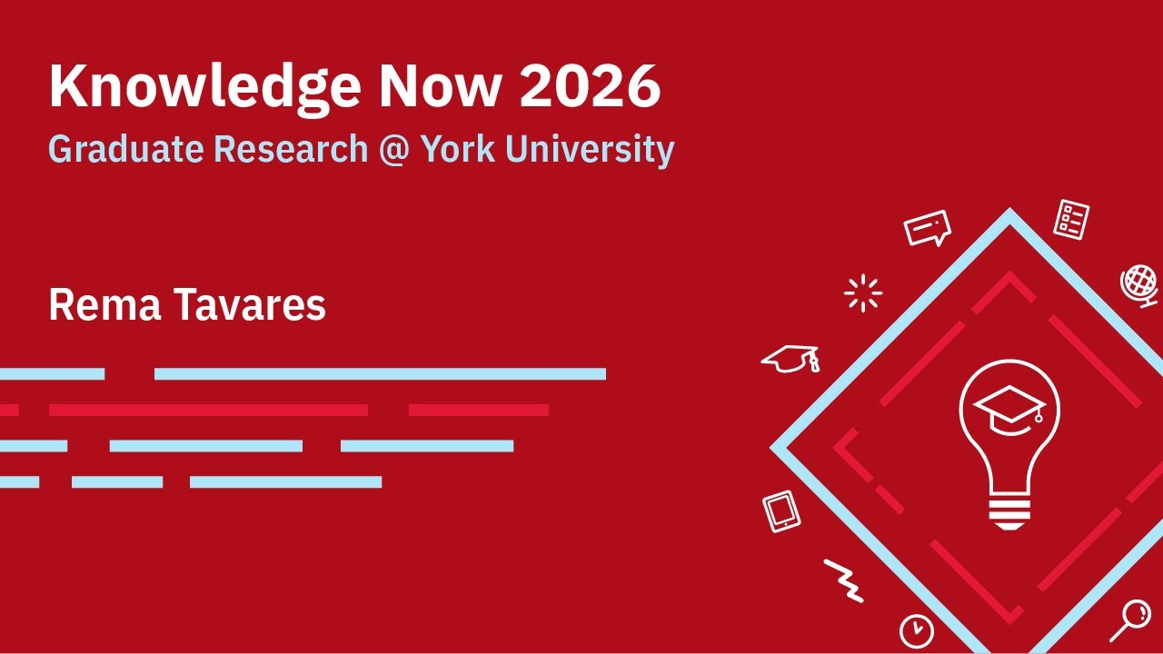 Knowledge Now - Graduate Scholar: Rema Tavares