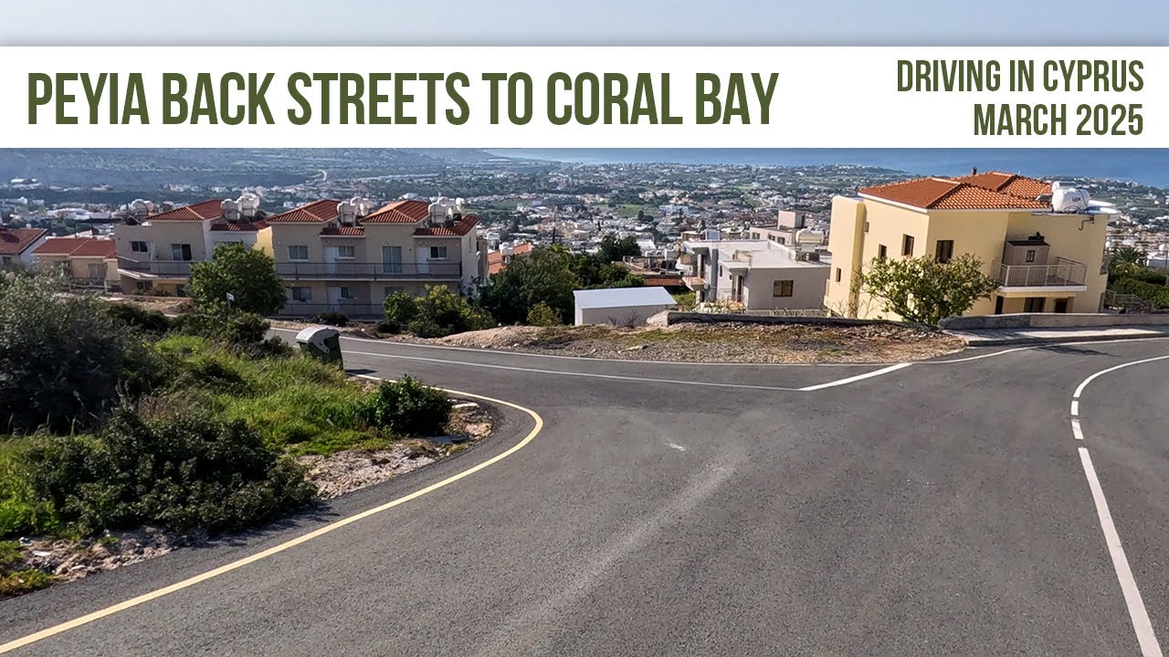 The Back Streets Of Peyia To Coral Bay