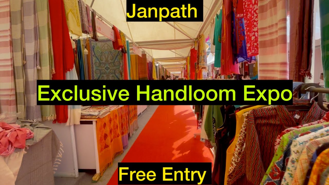 Exclusive Handloom Expo at Janpath Haat Delhi | Handloom Expo | Handloom Expo Delhi 2026 #handloom