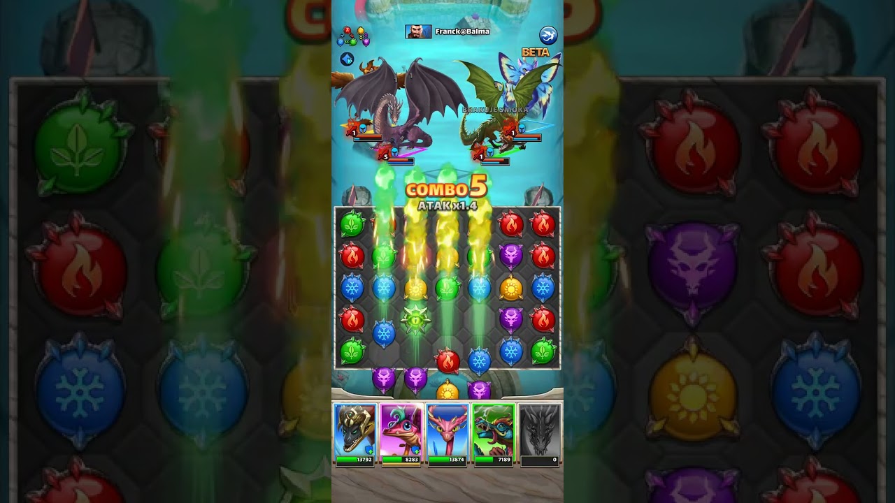 Empires and Puzzles Dragon Raids Tournament Rush Attack 5 Battles - Turniej Smocze Najazdy Szturm