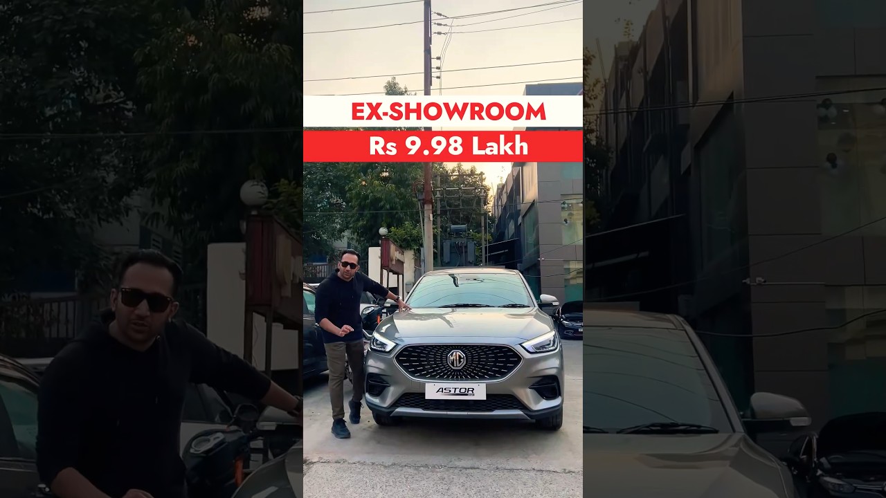 2024 MG Astor Sprint Base Variant  at Rs 9.98 Lakh - Creta Facelift Rival ✅ 5 Star Safety #astor