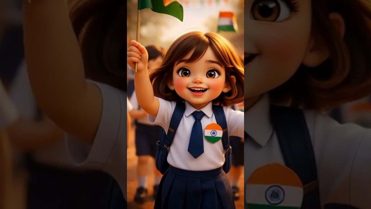 Republic day 2026 in lily's school | Kids animated videos
