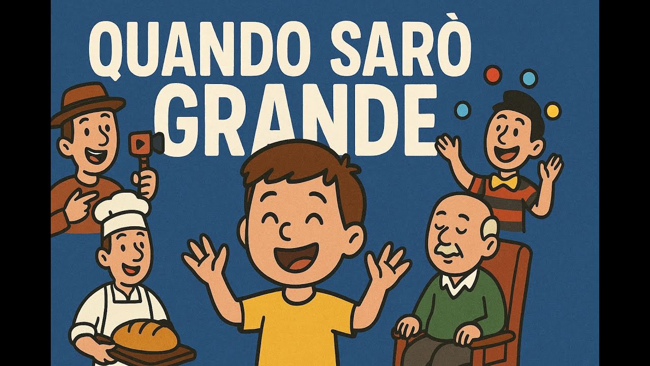 Quando Sarò Grande – Canzone Divertente per Bambini | Mestieri e Sogni