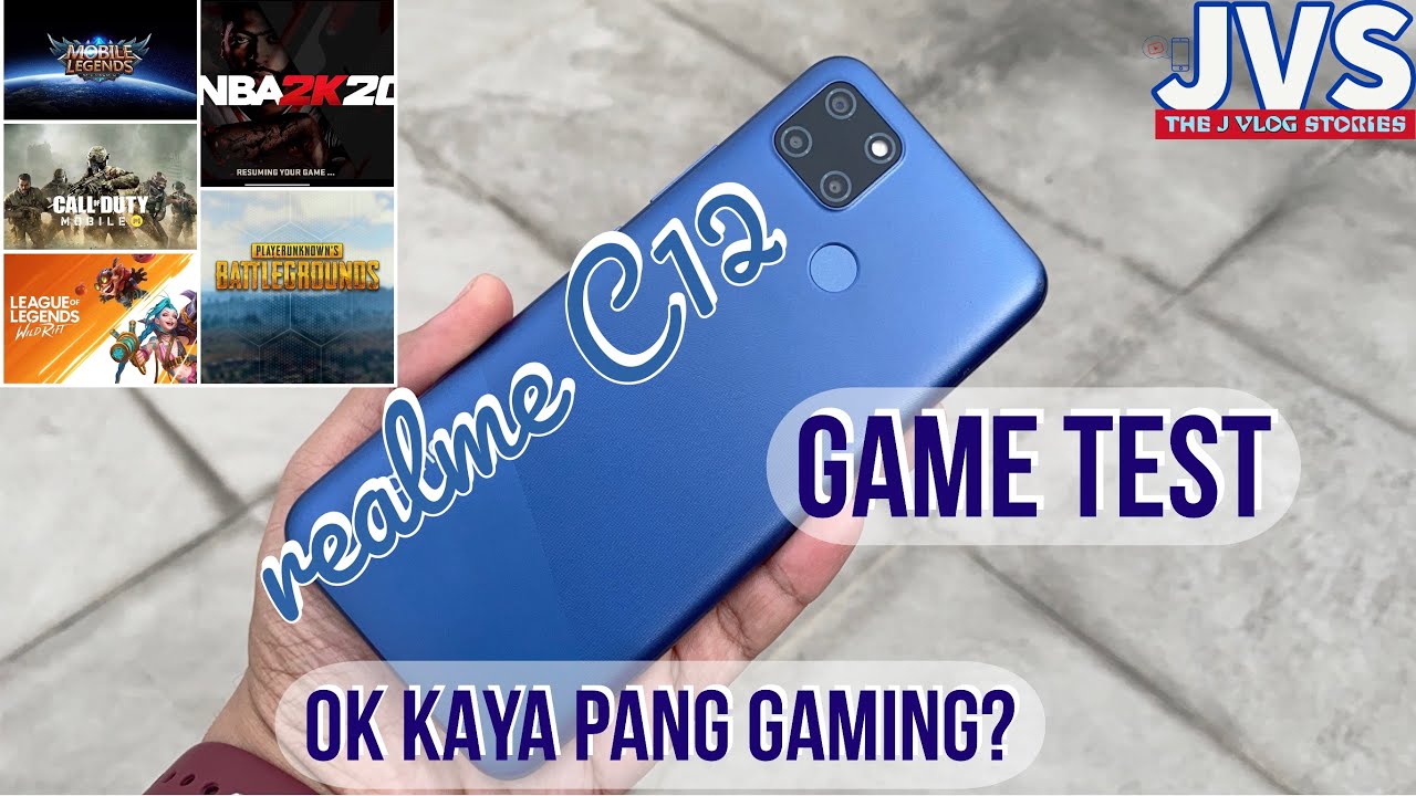 realme C12 Game Test - Filipino