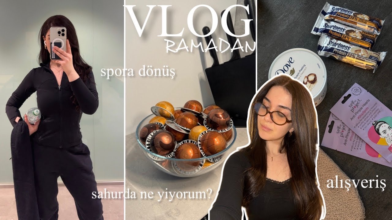 DOPDOLU Bİ VLOG I alışveriş, spora dönüş, sağlıklı beslenme, ramazanda kilo verme, günlük vlog