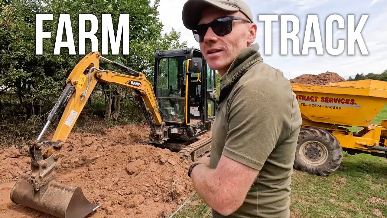 MINI DIGGER NOT ENOUGH! - Starting our 400m FARM TRACK