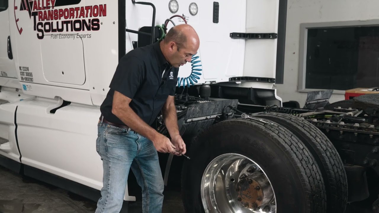 Valve Install ULT36 Wheel for the World’s lightest, strongest heavy-duty truck wheel.