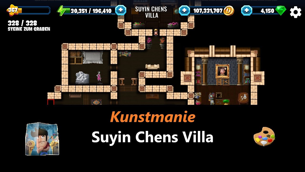 Lets Play Diggy's Adventure – Kunstmanie – #17 Suyin Chens Villa (deutsch / german)