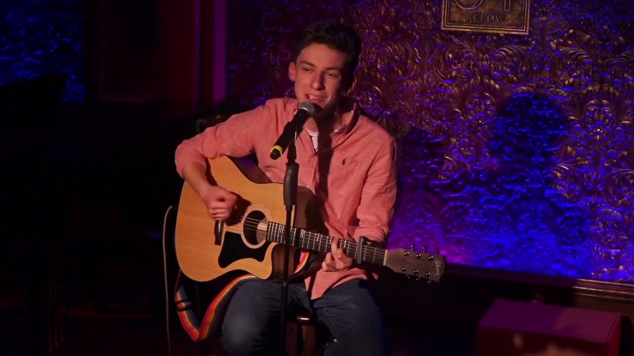 Andrew Barth Feldman sings his original song, “The Castle”, at 54 Below