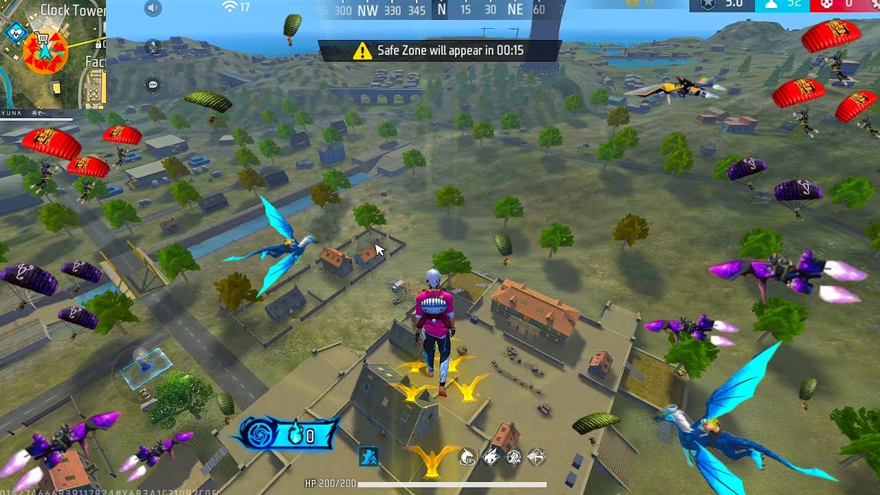 CLOCK TOWER🏤💪99% Headshot🎯32 Kill⚡| Solo Vs Squad Full Gameplay | intel i5 🖥 Freefire