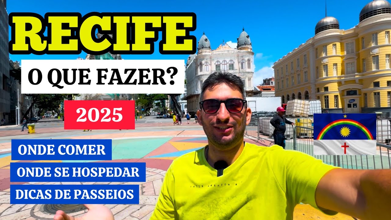 O que fazer em Recife, Onde Comer, Se Hospedar e Dicas de Passeios 🏝️ #recife #pernambuco #viajar