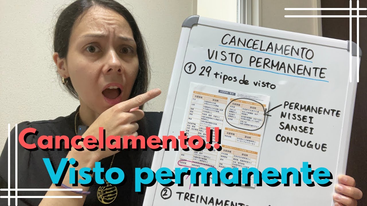 Cancelamento do visto permanente no Japão