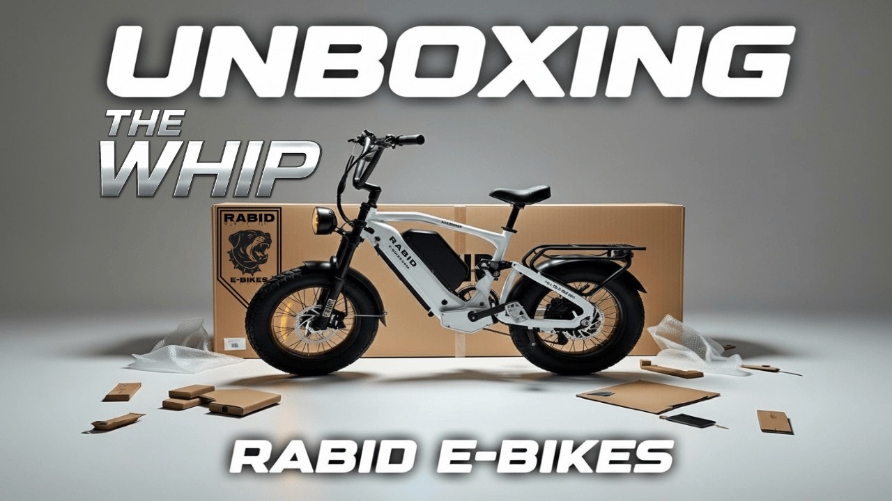 They Call It “THE WHIP” for a Reason… Rabid E Bike Unboxing