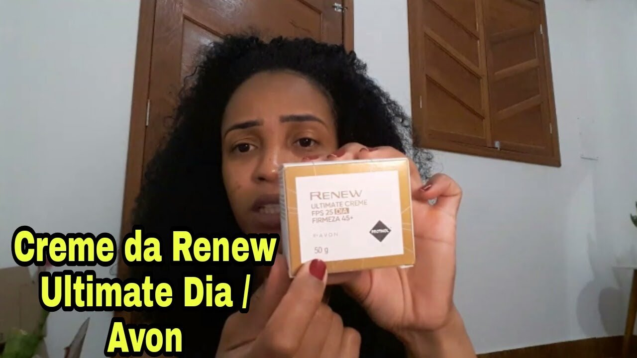 TESTEI O CREME DA RENEW - AVON / RENEW ULTIMATE DIA