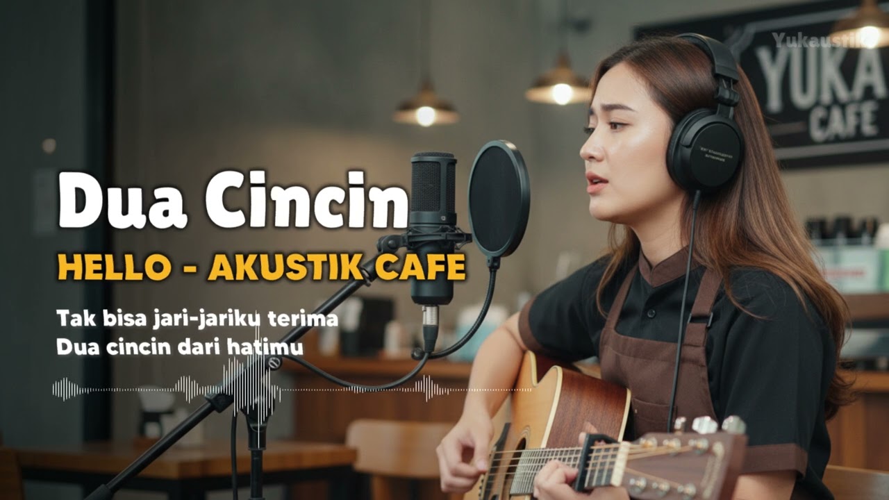 DUA CINCIN - HELLO COVER AKUSTIK CAFE - BY YUKAUSTIK