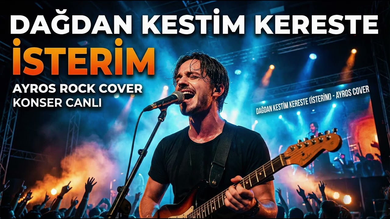 AYROS - İSTERİM (Dağdan Kestim Kereste) | Efsane Rock Cover! 🎸🔥 Konser Versiyonu