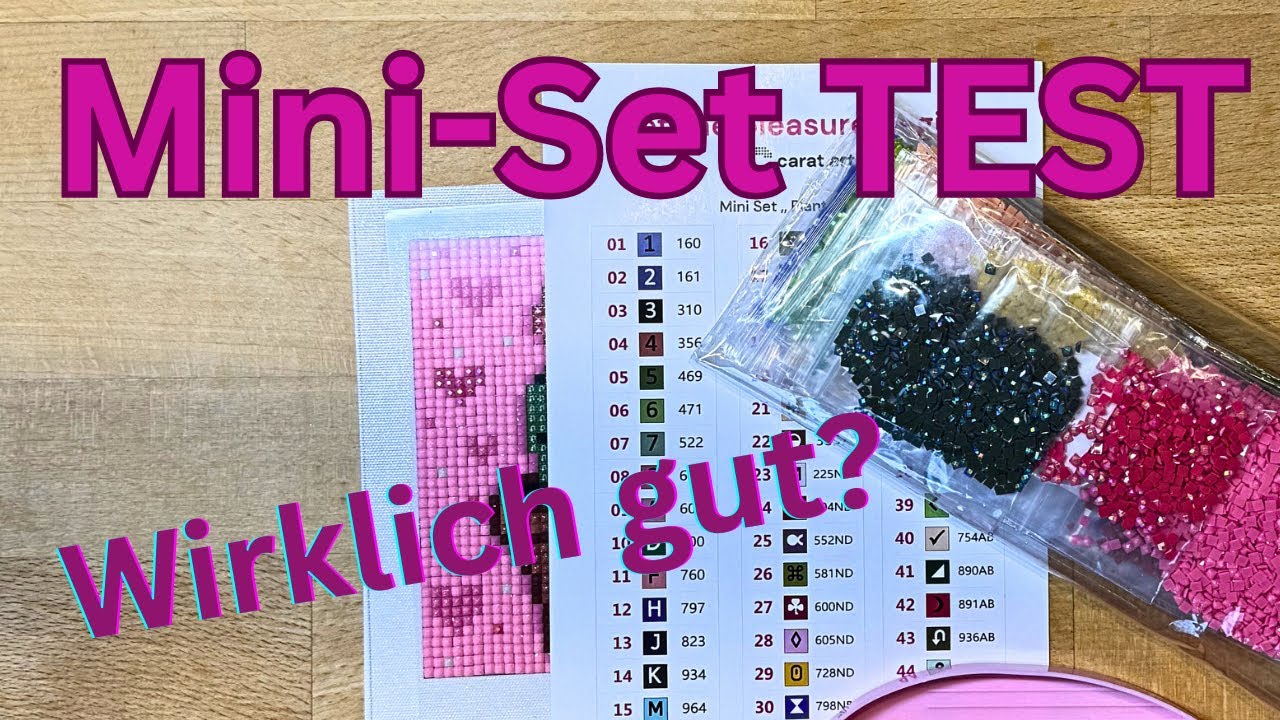 Mini Diamond Painting Set von carat.art im Test 💎 Lohnt es sich?