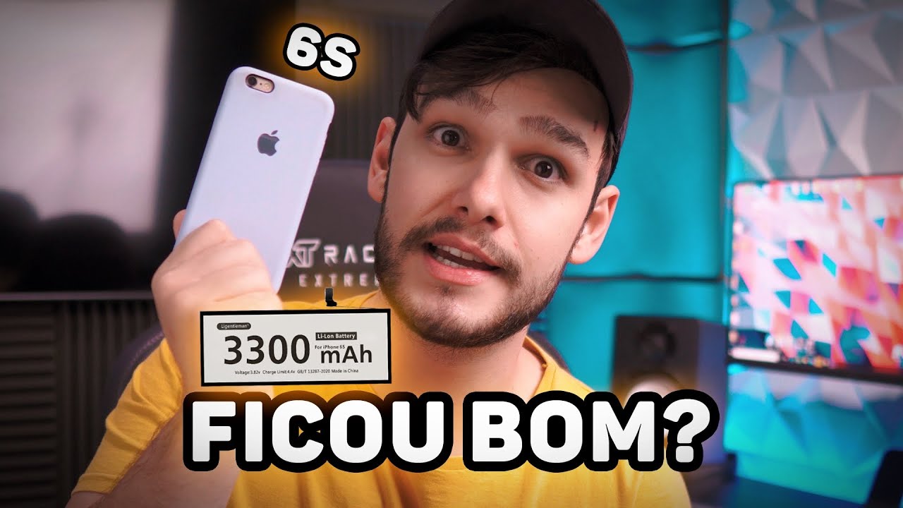 IPHONE 6s COM BATERIA MUITO MAIOR, ESTRAGOU O CELULAR??