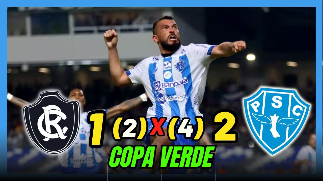 PÊNALTIS EMOCIONANTE - remo 1 (2) x (4) 2 Paysandu | Copa Verde 2023 | Melhores Momentos