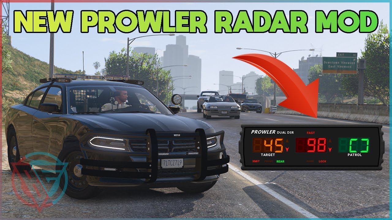 Радар Prowler — прочитайте закреплённый комментарий!!! для GTA 5 LSPDFR